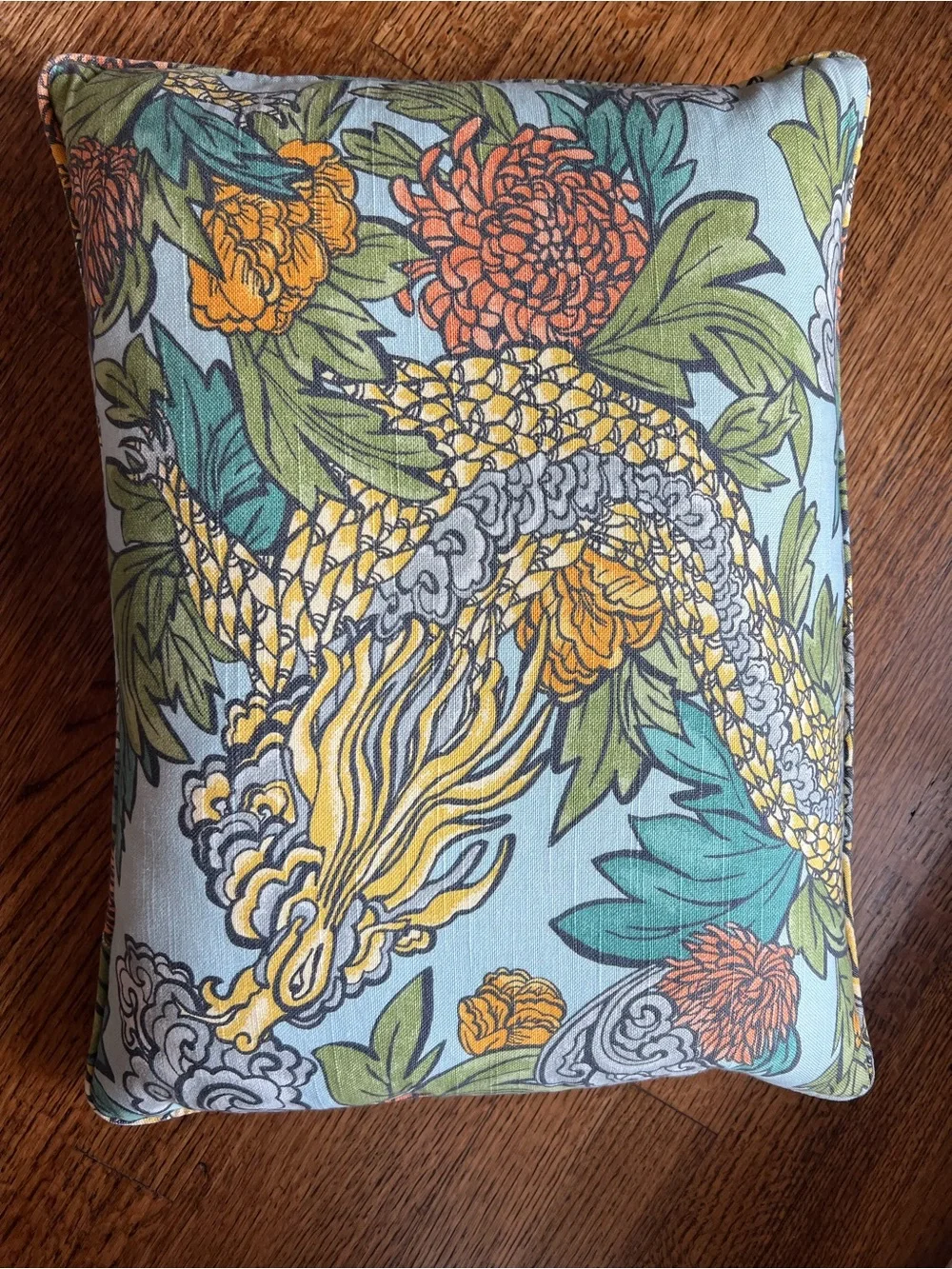 Robert Allen Dwell Studio Ming Dragon Chinoiserie Pillows (2)